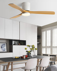 WOMO Modern Low Profile Ceiling Fan Lamp-WM5215