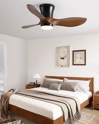 WOMO 3 Blade Small Ceiling Fan Lamp-WM5218