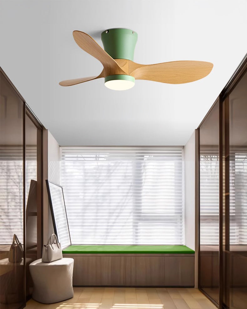 WOMO 3 Blade Small Ceiling Fan Lamp-WM5218