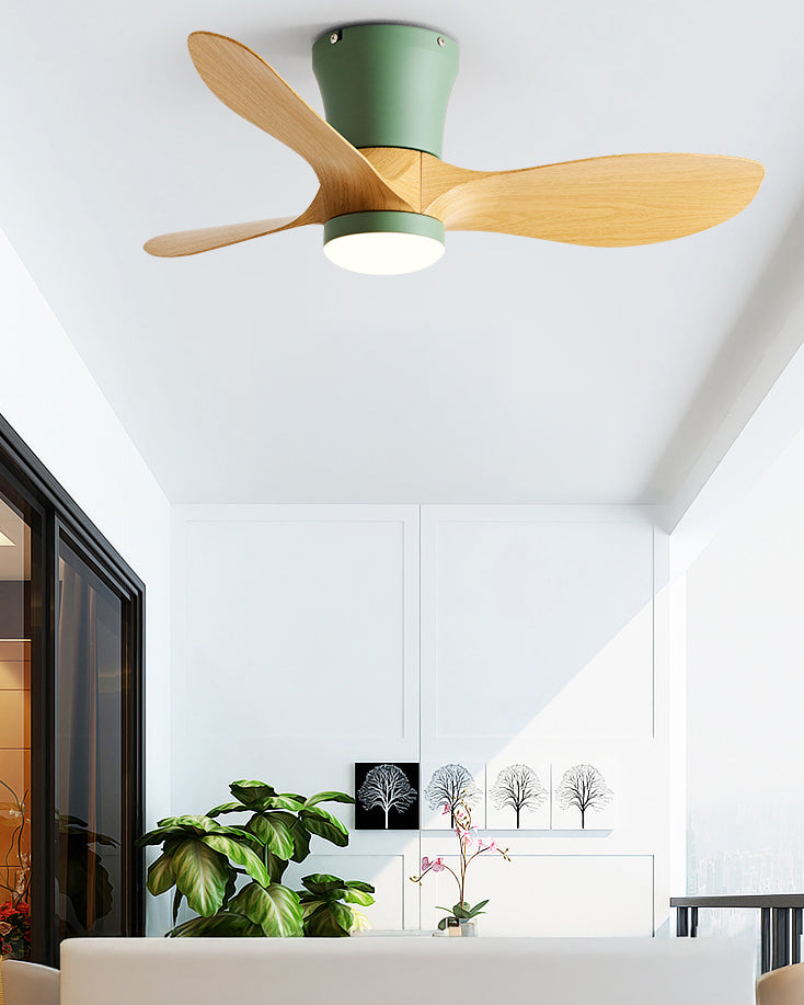 WOMO 3 Blade Small Ceiling Fan Lamp-WM5218