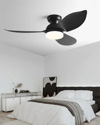 WOMO 38 Inch Low Profile Ceiling Fan Lamp-WM5219
