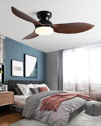 WOMO 38 Inch Low Profile Ceiling Fan Lamp-WM5219