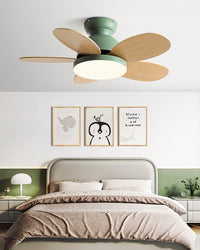 WOMO 36 Inch Children Low Profile Ceiling Fan Lamp-WM5225