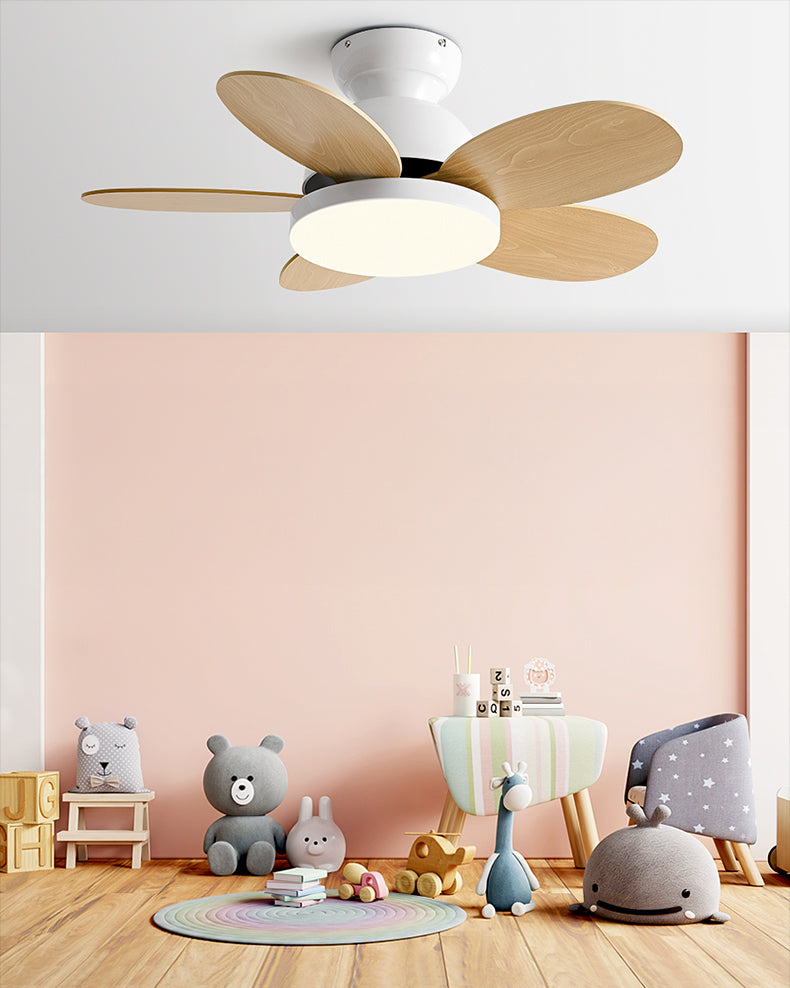 WOMO 36 Inch Children Low Profile Ceiling Fan Lamp-WM5225