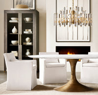 WOMO Crystal Prism Round Chandelier - Bonnington