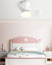 WOMO 22 Inch Small Low Profile Ceiling Fan Lamp - WM5229