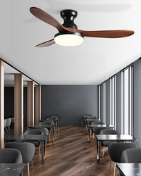 WOMO 3 Blade Low Profile Ceiling Fan Lamp - WM5230