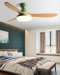WOMO 3 Blade Low Profile Ceiling Fan Lamp - WM5230