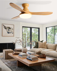 WOMO 3 Blade Low Profile Ceiling Fan Lamp - WM5230