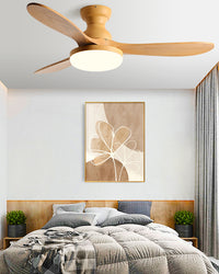 WOMO 3 Blade Low Profile Ceiling Fan Lamp - WM5230
