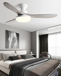 WOMO 3 Blade Low Profile Ceiling Fan Lamp - WM5230