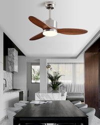 WOMO 3 Blade Modern Ceiling Fan Lamp - WM5234