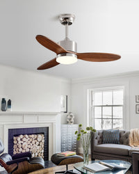 WOMO 3 Blade Modern Ceiling Fan Lamp - WM5234