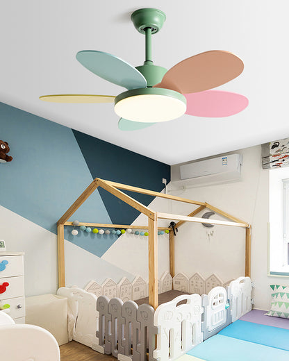 WOMO 5 Blade Children Ceiling Fan Lamp - WM5235