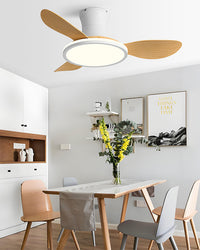 WOMO Modern Low Profile Ceiling Fan Lamp - WM5239
