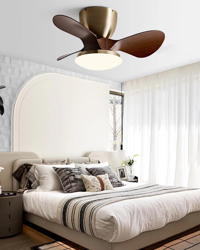 WOMO Small Low Profile Ceiling Fan Lamp - WM5240