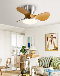 WOMO Small Low Profile Ceiling Fan Lamp - WM5240