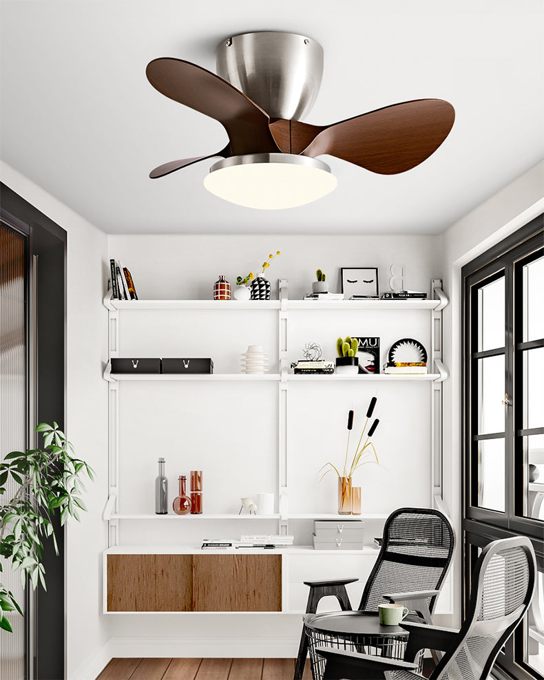 WOMO Small Low Profile Ceiling Fan Lamp - WM5240