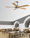 WOMO Modern 5 Wood Blade Ceiling Fan - WM5244 thumbnail