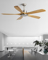 WOMO Modern 5 Wood Blade Ceiling Fan - WM5244 thumbnail