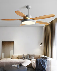WOMO 5 Blade Ceiling Fan Lamp - WM5245b