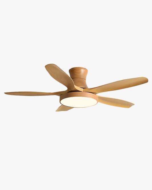 WOMO 5 Blade Low Profile Ceiling Fan Lamp - WM5245a