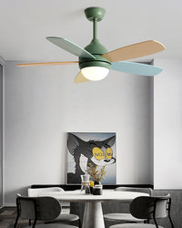 WOMO Modern 5 Blade Ceiling Fan Lamp - WM5247