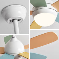 WOMO Modern 5 Blade Ceiling Fan Lamp - WM5247