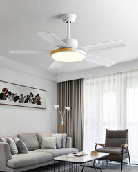 WOMO 5 Blade Modern Ceiling Fan Lamp - WM5250