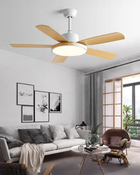 WOMO 5 Blade Modern Ceiling Fan Lamp - WM5250