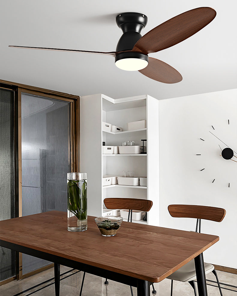 WOMO 3 Blade Low Profile Ceiling Fan Lamp - WM5251
