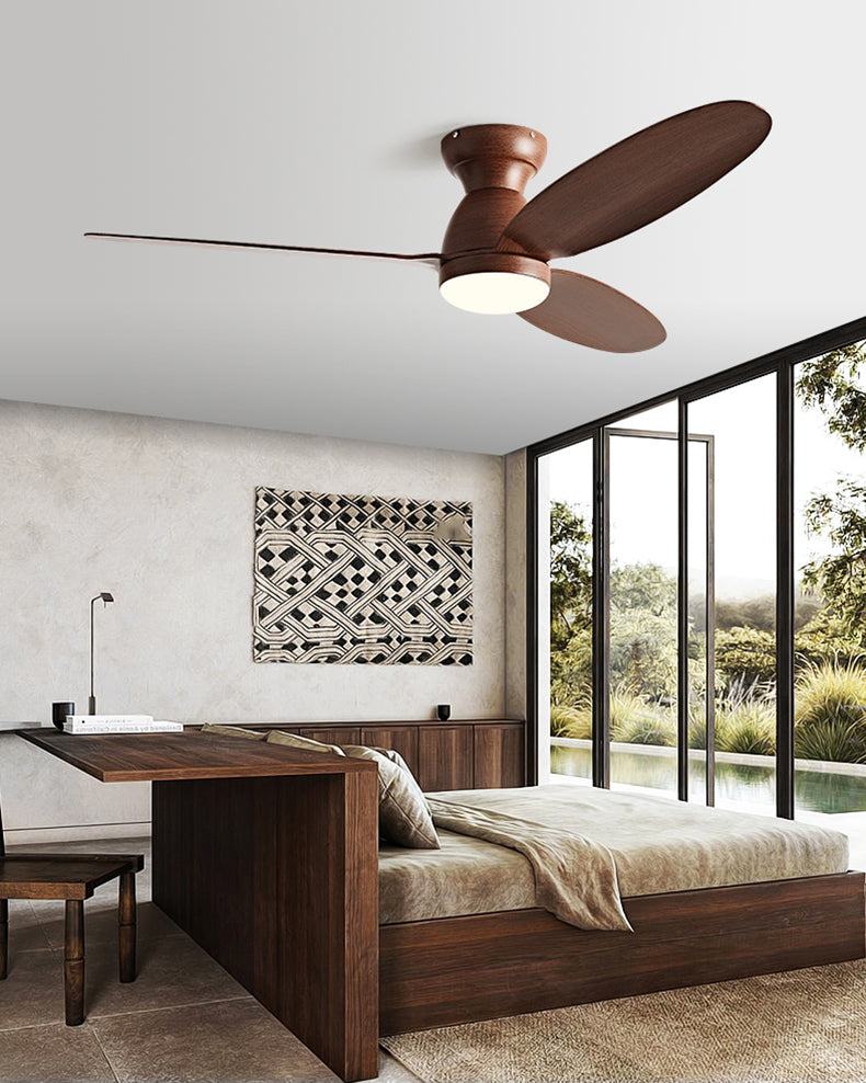 WOMO 3 Blade Low Profile Ceiling Fan Lamp - WM5251