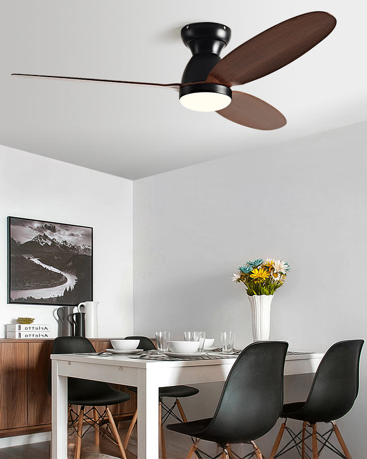 WOMO 3 Blade Low Profile Ceiling Fan Lamp - WM5251