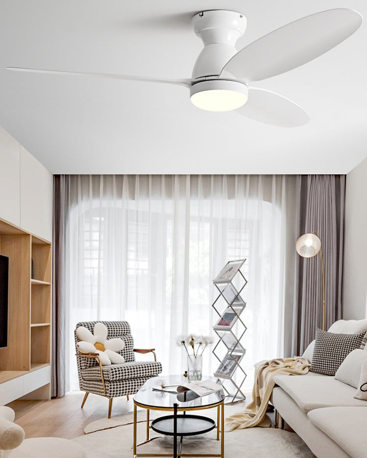WOMO 3 Blade Low Profile Ceiling Fan Lamp - WM5251