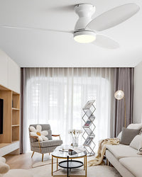 WOMO 3 Blade Low Profile Ceiling Fan Lamp - WM5251