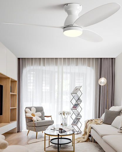 WOMO 3 Blade Low Profile Ceiling Fan Lamp - WM5251