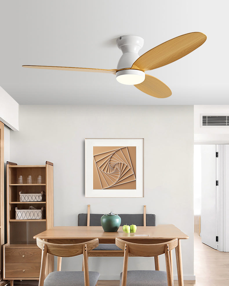 WOMO 3 Blade Low Profile Ceiling Fan Lamp - WM5251