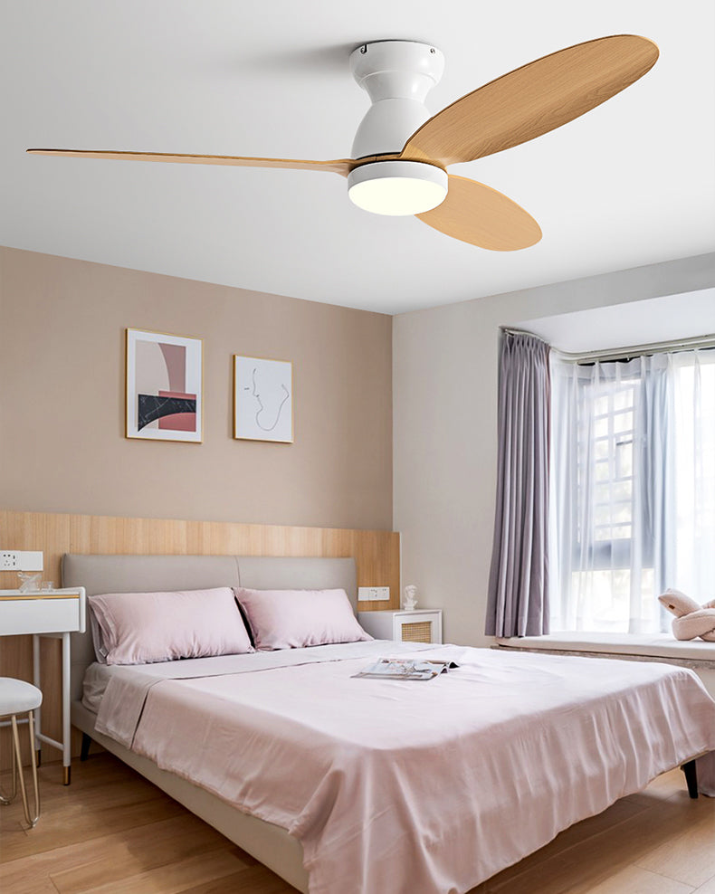 WOMO 3 Blade Low Profile Ceiling Fan Lamp - WM5251