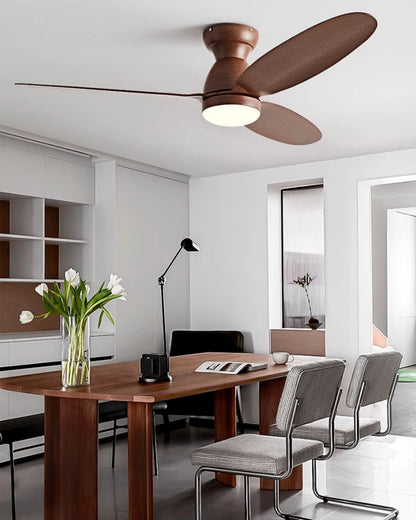 WOMO 3 Blade Low Profile Ceiling Fan Lamp - WM5251