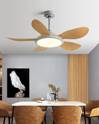 WOMO 5 Blade Modern Ceiling Fan Lamp - WM5252