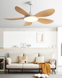 WOMO 5 Blade Modern Ceiling Fan Lamp - WM5252
