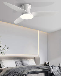 WOMO 3 Blade Low Profile Ceiling Fan Lamp - WM5261