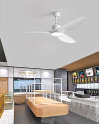WOMO 3 Blade Modern Ceiling Fan Lamp - WM5262