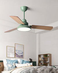 WOMO 3 Wood Blade Ceiling Fan Lamp - WM5269
