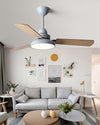 WOMO 3 Wood Blade Ceiling Fan Lamp - WM5269 thumbnail
