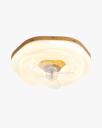 WOMO Flower Low Profile Ceiling Fan Lamp -WM5272