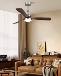 WOMO Mid Century Modern Ceiling Fan Lamp - WM5277