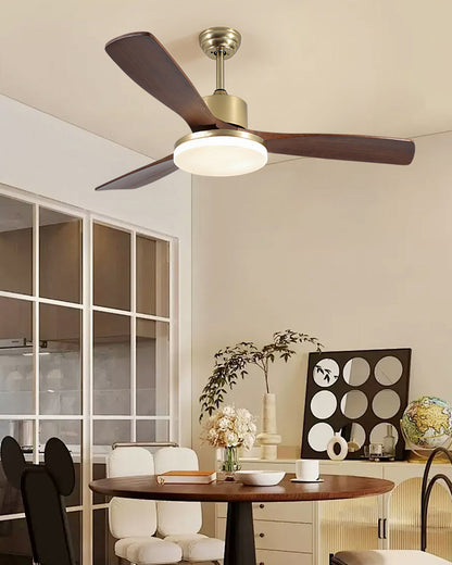 WOMO Mid Century Modern Ceiling Fan Lamp - WM5279