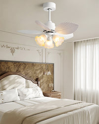 WOMO 32 Inch Flower Ceiling Fan Lamp - WM5282a