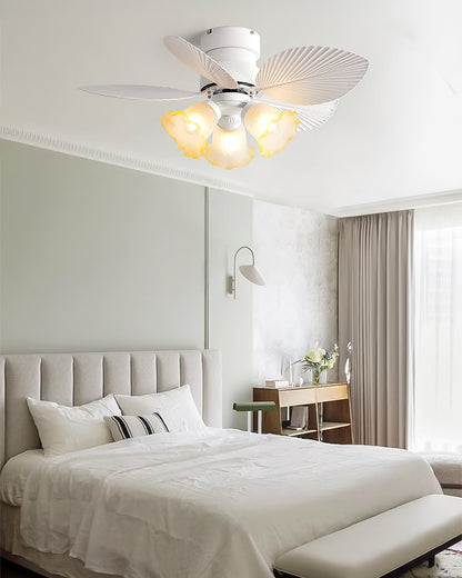 WOMO Flower Low Profile Ceiling Fan Lamp - WM5282b
